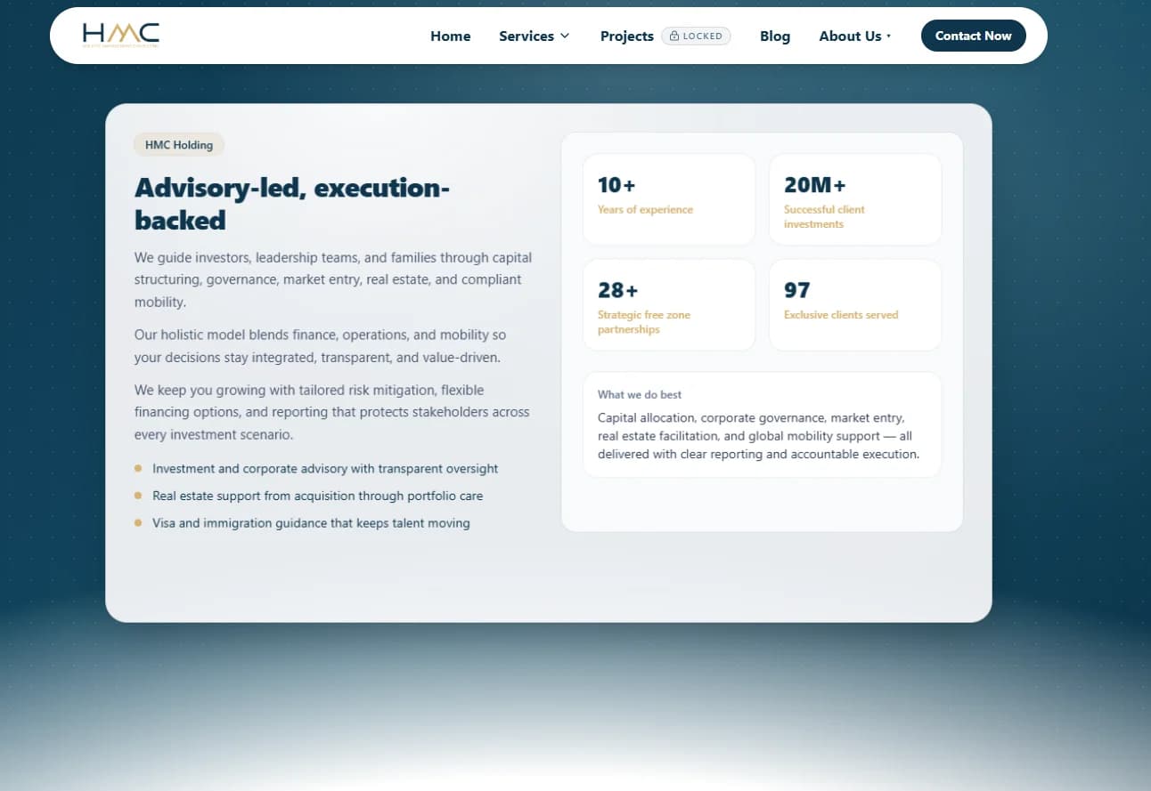 HMC Holding screenshot 1